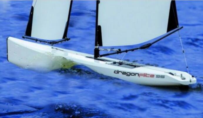 Large High Speed Best Racing RC Sailboat DragonFlite95