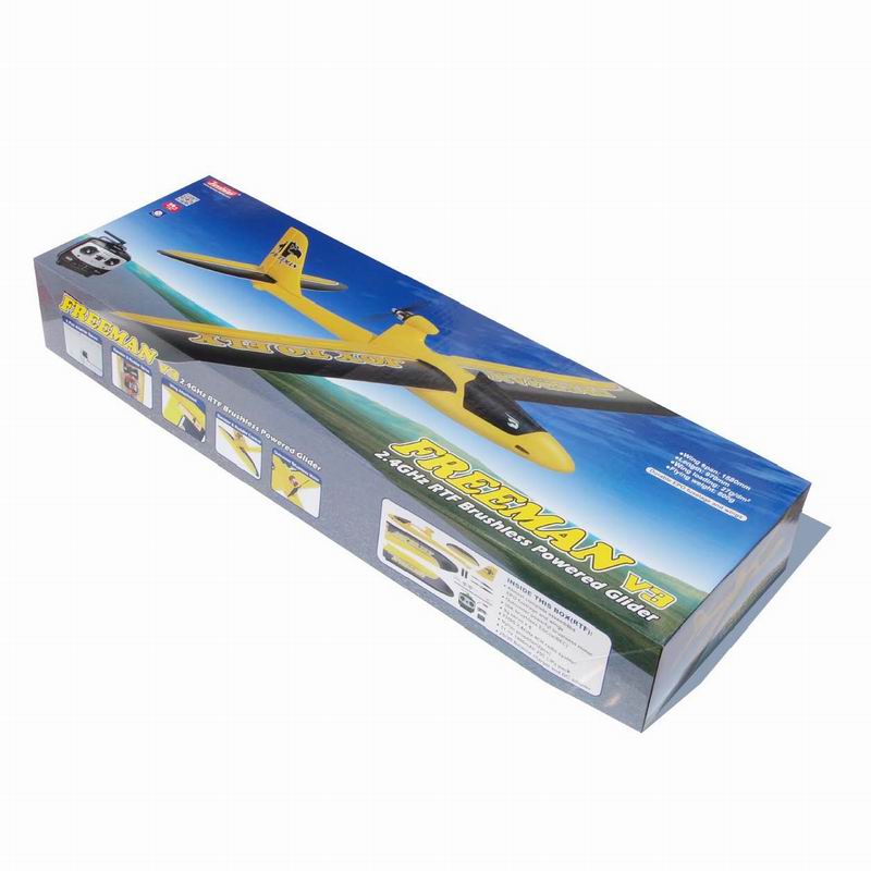 Color Box of Large Scale RC Flying Model Glider Plane for Adults Freeman 6103