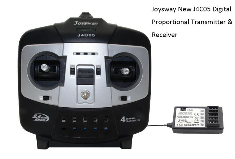 Joysway New J4C05 2.4GHz 4CH Digital Proportional Transmitter Receiver