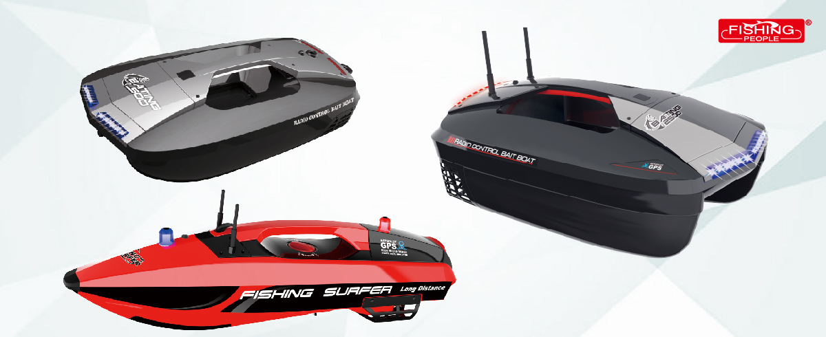 Fishing People RC bait boat and surf fishing boat